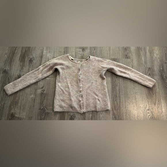 Sezane GASPARD CARDIGAN in light beige - Picture 4 of 10